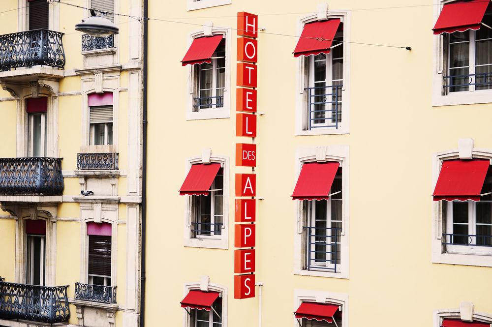 Hotel Des Alpes Ginevra Esterno foto