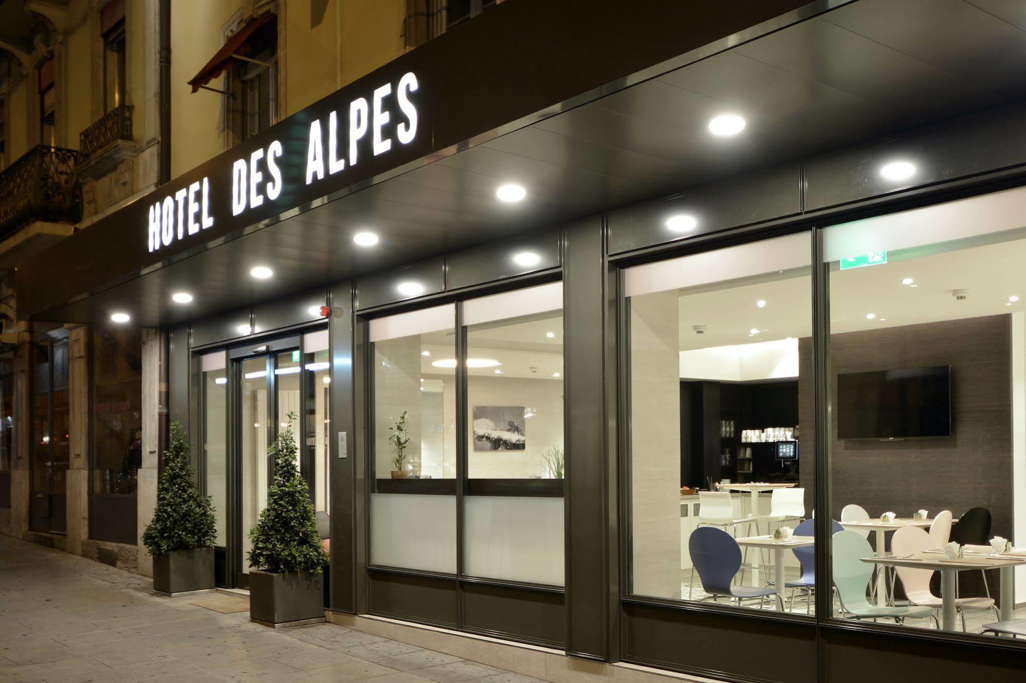 Hotel Des Alpes Ginevra Esterno foto