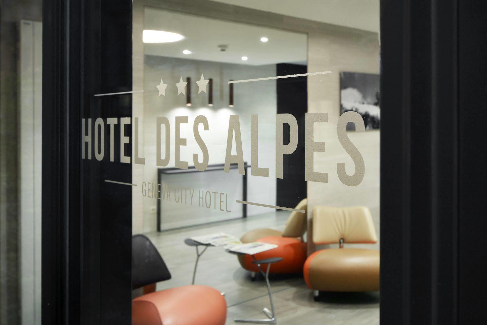 Hotel Des Alpes Ginevra Esterno foto